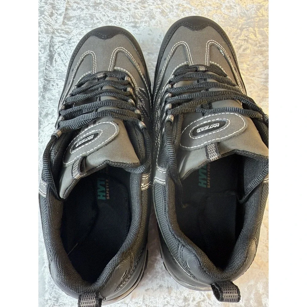 HyTest Safety Shoes 14W‎ Steel Toe ASTM F2413-18 SD10 Slip Resistant Work Shoe